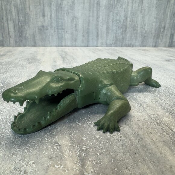 PLAYMOBIL Crocodile Alligator Green Creature Animal 1998 9” - Picture 4 of 10